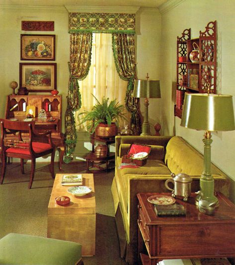 Vintage Family Room, 80s Room Aesthetic Retro, 60s Living Room, 80s Room Aesthetic, Vintage Living Room Decor, Retro Rooms, 1960s Decor, 1970s Decor, Retro Interior Design