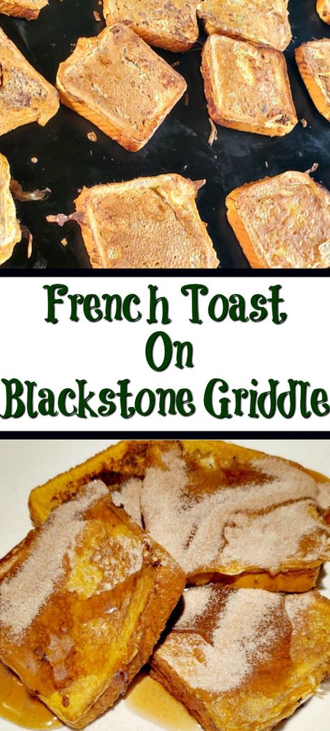 Breakfast Side Dishes, Griddle Ideas, Blackstone Ideas, Blackstone Breakfast, Recipe French Toast, Breakfast For The Week, Outdoor Griddle Recipes, Blackstone Cooking, Griddle Cooking Recipes