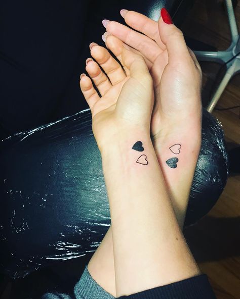 If your best friend is TRULY a BFF, she'll make it permanent and get inked with you. After all, your friendship never happened unless you get a tattoo and Bff Tats, Cute Best Friend Tattoos, Matching Bff Tattoos, Cousin Tattoos, Twin Tattoos, Matching Friend Tattoos, Tattoos Matching, Tattoo Placements, Matching Best Friend Tattoos