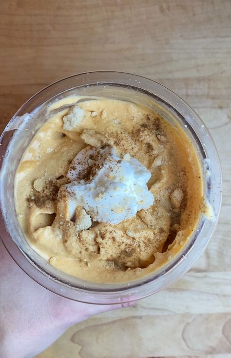 Pumpkin Spice Protein Ninja Creami, Pumpkin Pie Ninja Creami, Pumpkin Pie Ice Cream Ninja Creami, Chef Allies Kitchen Ice Cream, Pumpkin Spice Ninja Creami, Pumpkin Ninja Creami, Ninja Creami Ice Cream Recipes Fairlife Protein, Protein Ice Cream Ninja Cream I, Ninja Creami Ice Cream Recipes Fairlife