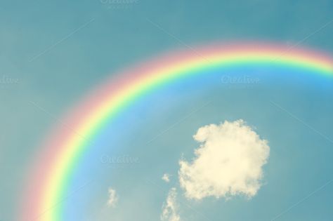 Sky And Rainbow, Rainbow Blitz, Rainbow Promise, Rainbow Pictures, Rainbow Photography, Rainbow Colour, Rainbow Mountain, Light Blue Aesthetic, God's Promise