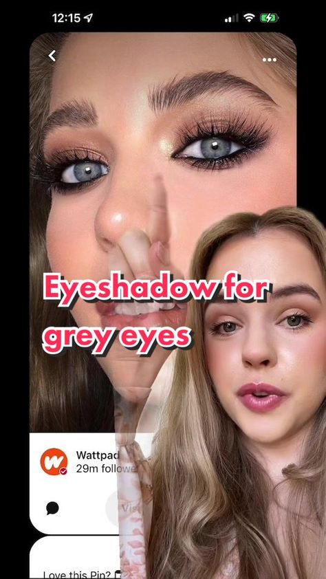 Replying to @Krissy #greenscreen How to make grey eyes stand out with... | amber eyes | TikTok Eye Colours, Grey Eyes, Amber Eyes, Opposite Colors, Gray Eyes, Professional Makeup Artist, Professional Makeup, Cape Town, Eye Color