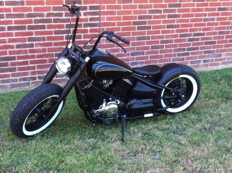 Dragstar bobber Vulcan Bobber, V Star Bobber, Vstar 1100, Yamaha Bobber, Street 500, Bobber Motorcycles, Star Motorcycles, Harley Davidson Trike, Drag Star