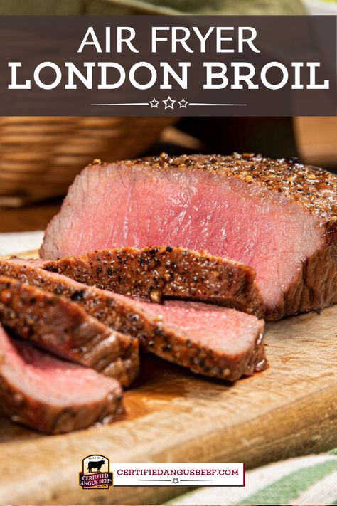 Tri Tip Steak Recipes, London Broil Recipes, Cook Steak, Steak Sandwiches, Air Fryer Steak, Fillet Steak, London Broil, Easy Steak, Air Fryer Oven Recipes