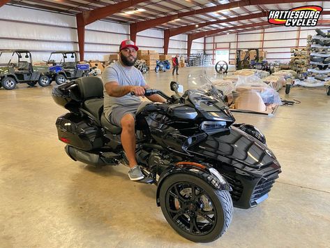 Congratulations to Archie Sims from Stringer, MS for purchasing a 2021 Can-Am Spyder F3 Limited at Hattiesburg Cycles. #canam #spyder Can Am Spyder F3 Limited, Canam Spyder, Can Am Spyder, Can Am, Cycling, Vehicles, Canning