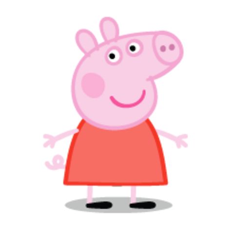 Peppa Pig (character) | Peppa Pig Fanon Wiki | Fandom Peppa Pig Svg, Peppa Pig Pictures, Pig Svg, Pig Pictures, Pig Character, Layered Svg, Svg Cricut, Peppa Pig, Cricut