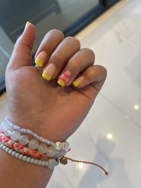 New nails for softball Nationals !💗🥎⚡️ Softball Nail Ideas, Softball Nail Designs, Softball Backgrounds, Teacher Nails, Preppy Nails, Sports Nails, Kids Nail Designs, Back To School Nails, New Nails