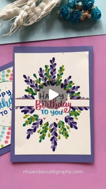 ARTINSTA on Instagram: "Birthday card DIY #diy" Birthday Gift Card, Card Easy, Hand Lettering Practice, Birthday Card Craft, Birthday Gift Cards, Paper Craft Diy Projects, Birthday Cards Diy, Card Handmade, Abstract Line Art