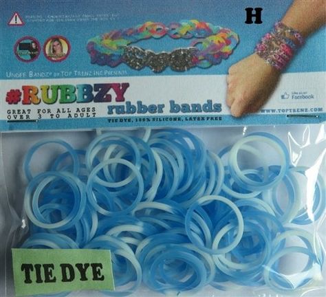 Tie Dye Rubbzy Loose Rubber Bands *** Visit the image link more details. Wonder Loom, Fun Loom, Rubber Band Hairstyles, Black Rubber Bands, Tie Dye Colors, Loom Bands, Rainbow Loom, Stretch Bands, Colorful Bracelets