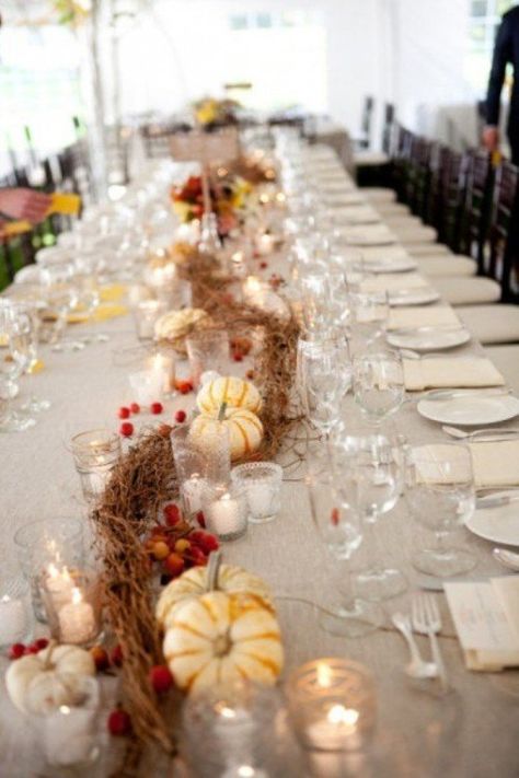 25 Pumpkin-Inspired Fall Wedding Ideas – That Wedding Blog Fall Wedding Tablescapes, Fall Wedding Table Decor, Fall Wedding Tables, Outfits Cold, Vermont Wedding, Fall Bridal Shower, Fall Table Decor, Fall Wedding Decorations, Wedding Table Decorations