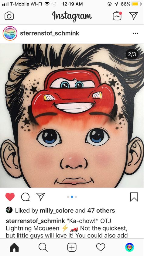 Face Painting Disney, Lightning Mcqueen Face Paint, Cars Face Paint, Cars Face Painting, Disney Character Face Paint, Race Car Face Paint, Car Face Paint, Speed Face Painting, Lightning Mcqueen Party