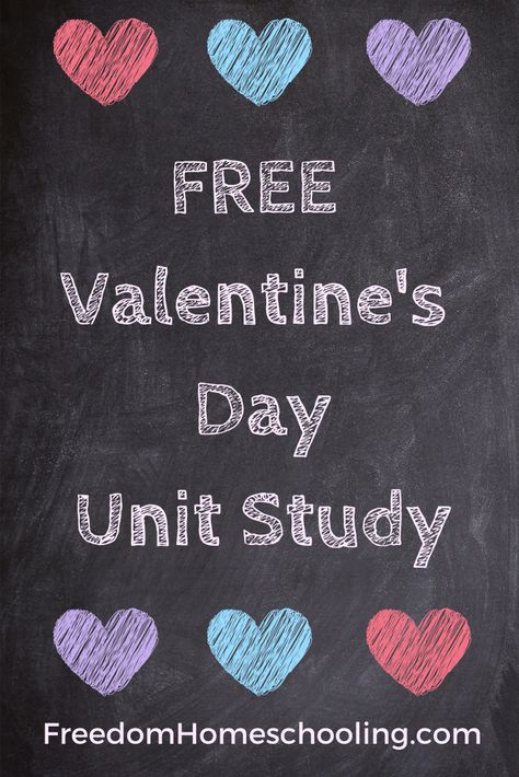 Kindergarten Valentine Crafts, Math Literature, Literature Writing, Valentines Day History, Valentine History, Homeschool Holidays, Kindergarten Units, Unit Studies Homeschool, Homeschool Freebies