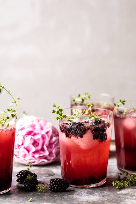 Blackberry Tequila Lemon Cooler | halfbakedharvest.com #cocktail #drinks #blackberries #tequila Homemade Slushies, Cocktail Recipes For A Crowd, 4th Of July Cocktails, Easy Summer Cocktails, Vanilla Milkshake, Summertime Drinks, Banana Milkshake, Half Baked, Summer Cocktail Recipes