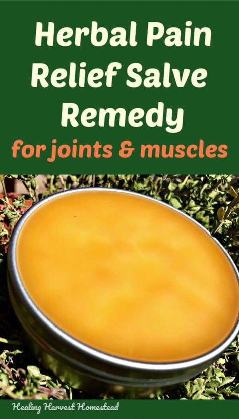 Find out how to make a natural herbal pain relief salve that really works! Follow these easy directions and you'll have a great herbal salve for general joint and muscle pain you can use yourself or give to friends in need. Find out how to make this herbal salve now! #herbal #salve #painrelief #pain #homeremedy #naturalremedy #healingharvesthomestead Herb Salve, Cayenne Salve, Pain Relief Salve, Sore Muscle, Salve Recipes, Herbal Salves, Healing Salves, Ginger Benefits, Natural Healing Remedies