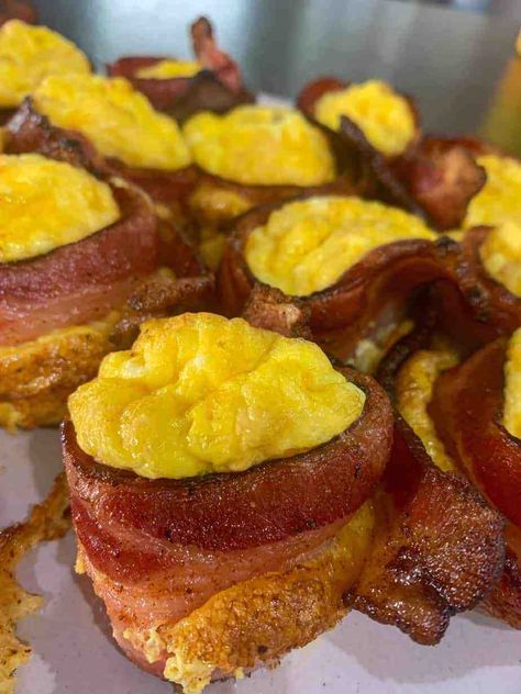 Smoked Bacon and Cheese Egg Bites Breakfast On The Smoker, Cheese Egg Bites, Smoked Eggs, On The Smoker, Healthy Breakfast Recipe, Bacon On The Grill, Bacon And Cheese, Traeger Recipes, Pellet Grill Recipes