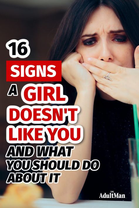 Is she ignoring you, playing hard to get, or just being downright confusing? Learn these 16 signs and you'll know how to tell if a girl doesn't like you, today. Signs She Likes You, How To Approach Women, Female Perspective, Flirting With Men, A Girl Like Me, Play Hard To Get, Relationship Psychology, Best Relationship Advice, Relationship Help