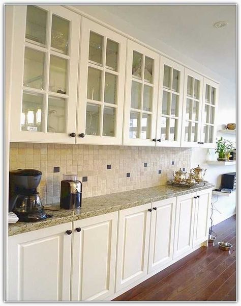 Upper Cabinets As Base, Long Narrow Kitchen Layout, Shallow Cabinet, Narrow Kitchen Layout, Shallow Cabinets, Long Narrow Kitchen, Coffee Stations, Upper Kitchen Cabinets, Dining Room Cabinet