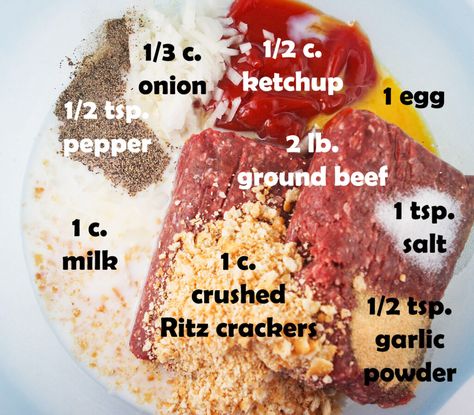 Ritz Cracker Meatloaf Recipe, Meatloaf Recipe With Crackers, Delicious Meatloaf, Homemade Comfort Food, Good Meatloaf Recipe, Best Meatloaf, Easy Meatloaf, Meatloaf Recipe, Ritz Crackers