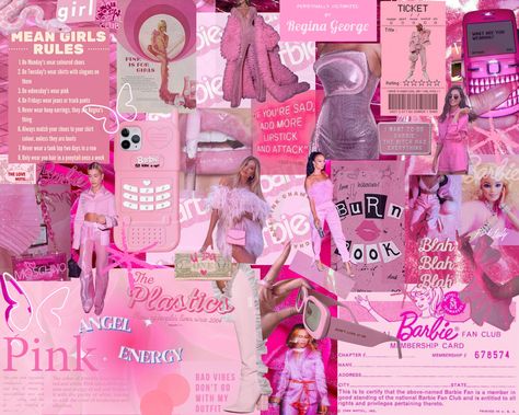 barbie mood board, mean girls mood board, pink aesthetic, pink outfits, national barbie day, all pink everything, pink boots, pink trousers, pink feathers, definition of pink, barbie girl, Regina George Regina George Mood Board, Barbie Moodboard, Aesthetic Pink Outfits, George Aesthetic, Pink Mood Board, Barbie Mood, Barbie Day, Clueless Aesthetic, Pink Everything