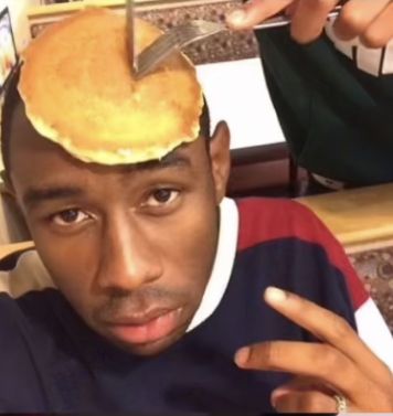 bald pancake Pictures Of Tyler The Creator, Rap Spotify Playlist Cover, Rap Playlist, Tyler The Creator Wallpaper, Music Cover Photos, Playlist Covers Photos, Swag Pics, Vintage Nike Sweatshirt, Playlist Covers