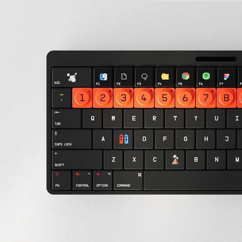 (2) Claudio Guglieri on X: "Wouldn't it be nice ⌨️🌋🎮 💨💥 Another render of this side project keyboard exploration. https://t.co/tXjK3qra2Q" / X Orange Product Design, Futuristic Keyboard, Unique Keyboards, Diy Mechanical Keyboard, Keyboard Design, Wouldn't It Be Nice, Home Studio Setup, Industrial Design Trends, Custom Computer