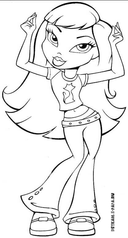 Bratz Coloring Pages, Baddie Coloring Pages, Bratz Coloring, Hello Kitty Coloring, Coloring Page Ideas, Relaxing Colors, Art Tools Drawing, Coloring Pages For Girls, Cartoon Coloring Pages