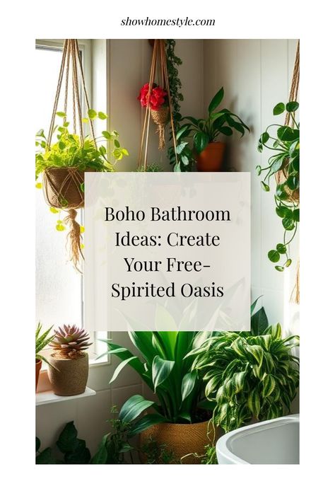 Transform your space into a relaxing sanctuary with these inspiring Boho bathroom ideas. Discover how to blend natural elements, patterns, and textures for the perfect bohemian retreat. Bohemian Style Bathroom, Male Bedroom Ideas, Boho Bathroom Ideas, Boho Lighting, Bohemian Bathroom, Plant Care Tips, Eclectic Bathroom, Colorful Tapestry, Bamboo Blinds