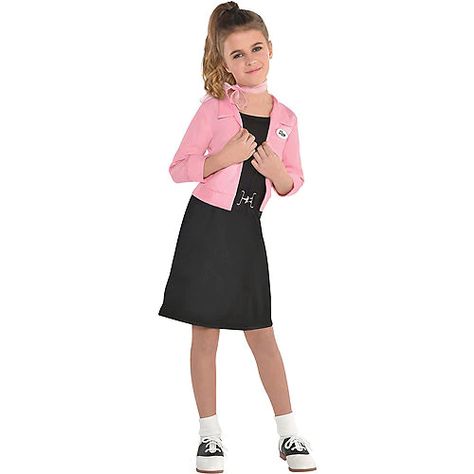 Pink Lady Costume, Grease Costume, The Pink Ladies, Pink Ladies Jacket, Grease Costumes, Grease Is The Word, Halloween Costume Shop, Halloween Fancy Dress, Pink Lady