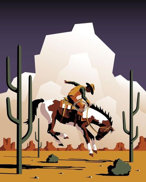 Artistic Quilts, Cowboy Wallpaper, Cowboy Corgi, Western Artwork, Native American Artwork, Modern Western, Desert Art, Texture Paint, Cowboy Art