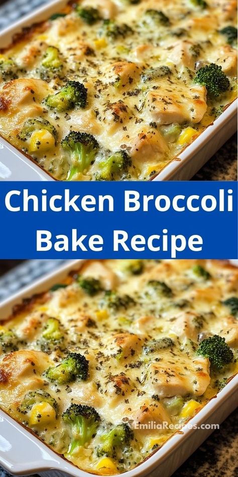 Need broccoli recipes? Try this Chicken Broccoli Bake Recipe, an excellent dinner idea. Perfect for chicken broccoli rice casserole lovers, it’s one of the best dinner recipes for family or two. Dinner Bakes, Creamy Chicken Broccoli, Chicken Broccoli Bake, Quick Family Dinners, Chicken Broccoli Rice Casserole, Chicken Broccoli Rice, Quick Family Meals, Broccoli Bake, Broccoli Rice Casserole