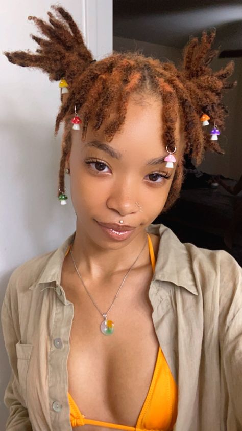 Short Locs Hairstyles, Dreads Styles, Dreadlock Hairstyles, Locs Hairstyles, Loc Styles, Hair Reference, Hair Journey, Black Girls Hairstyles, Aesthetic Hair