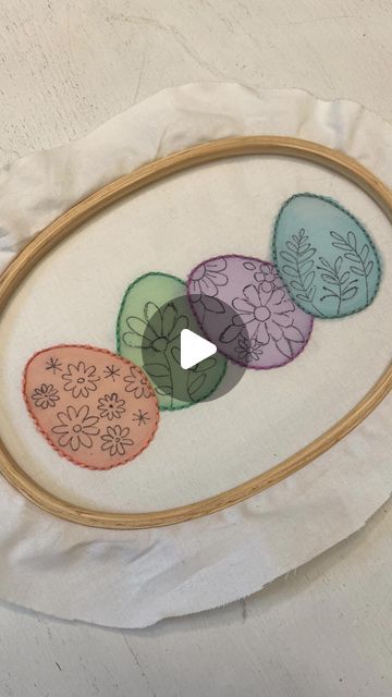 thistlesandrainbows on Instagram: "Watercolor on fabric + embroidery…I’ve been wanting to try this technique for a while and thought it would be the perfect combination for my Easter patterns. I think I’m a big fan! 

What do you think?

Have you tried this technique before?

Easter patterns coming soon 🤍🐰🤍
.
.
.
#embroidery #watercolor #eastercrafts #easterembroidery #embroiderypattern #embroiderersofinstagram #newpattern #mixedmedia #embroideryart #threadart" Watercolor On Fabric, Embroidery Watercolor, Watercolor Embroidery, Easter Patterns, Watercolor Fabric, Easter Embroidery, Fabric Embroidery, Thread Art, Have You Tried