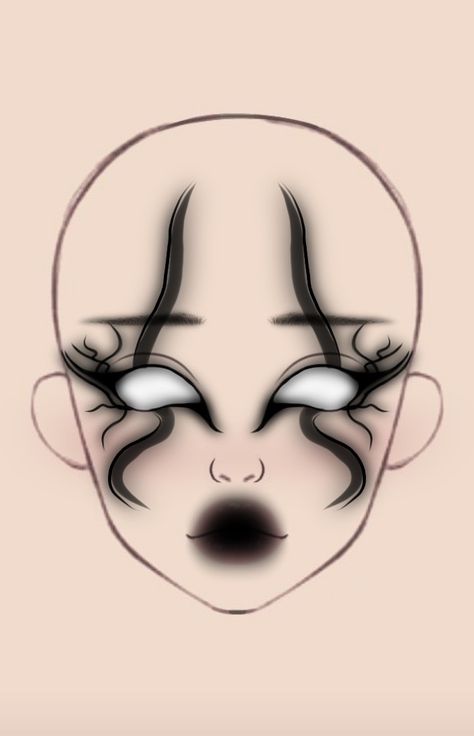 Make Up Yeux, Make Up Guide, Holding Hands Drawing, Tapeta Hello Kitty, Makeup Charts, Holloween Makeup, Creepy Makeup, Dag Make Up, Hands Drawing