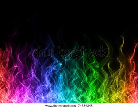 Rainbow Seamless Fire Flame Border Stock Illustration 74539345 | Shutterstock Rainbow Flames, Happy Colours, Fire Flame, Happy Colors, Image Editing, Image Illustration, Rainbow Colors, Stock Illustration, Piercings