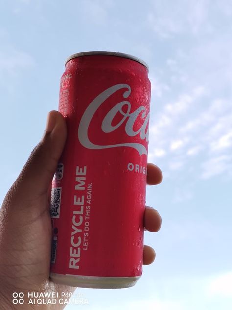 An ice cold can of coke on a beautiful afternoon! Cocoa Cola, Coca Cola, Beverage Can, Cocoa, Drinks, Canning