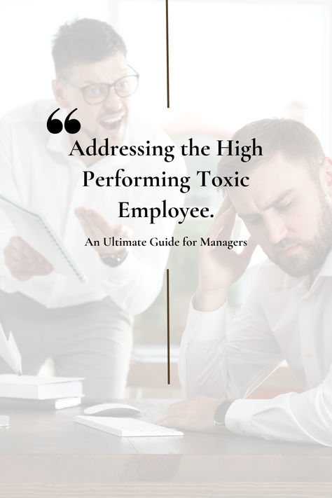 In any organization, having a high-performing employee is a blessing. They can drive results, boost morale, and be an asset to the team. However, when that high-performing employee also exhibits toxic behavior, it can become a problem.  This article will explore the concept of the high-performing toxic employee, the impact they can have on the business, and what can be done to address this issue. High Performance Teams, Difficult Employees Managing, Underperforming Employees, Toxic Employees, Leadership Development Activities, Difficult Employees, Toxic Behavior, Toxic Workplace, Office Life