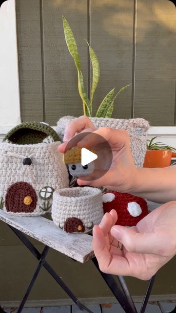 Crochet Mushrooms, Bowl Pattern, Crochet Mushroom, Basket Pattern, Trinket Bowl, June 21, Bag Pattern, Stuffed Mushrooms, Science