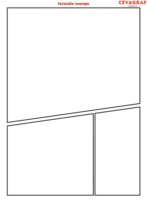 3 Panel Comic Strip, 3 Panel Comic, Ideas De Comics, Letras Comic, Comic Strip Template, Comic Template, Blank Comic Book, Template Art, Manga Ideas