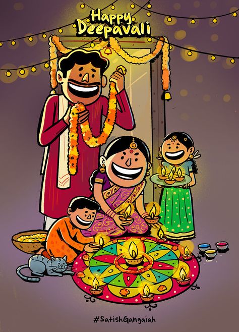 Diwali Festival Drawing, Diwali Animation, Diwali Painting, Happy Deepavali, Diwali Drawing, Poster Rangoli, Diwali Design, Diwali Photography, Diwali Poster