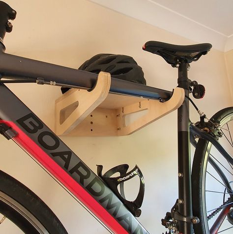 Wood Bike Rack, Range Velo, Bike Wall Mount, Bike Hanger, Wood Bike, Bike Holder, Support Velo, Bike Wall, Bicycle Storage