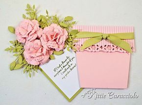 HYCCT1316 Flower Pot Open by kittie747 - Cards and Paper Crafts at Splitcoaststampers Good Friday Morning, Girly Cards, Happy Birthday Cards Diy, 8 Mart, Watercolor Birthday Cards, Everyday Cards, Pocket Card, Shaped Cards, Fancy Fold Cards