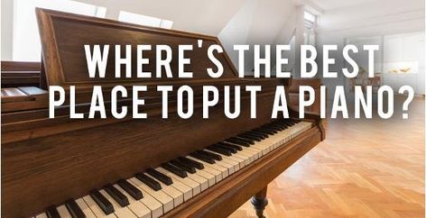 Where's The Best Place to Put a Piano? | RC Willey Blog    #Pianos #DesignTips Where To Put Piano In House, Piano Under Window, Baby Grand Piano In Small Space, Piano Placement In Living Room, Piano In Front Of Window, Baby Grand Piano In Living Room, Piano In Entryway, Piano Decorating Ideas, Piano Room Design