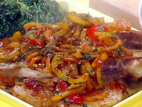 Pork Chop And Vinegar Peppers, Pork Chops And Peppers Recipes, Vinegar Pepper Pork Chops, Pork Chops With Cherry Peppers, Sweet Cherry Peppers Recipes, Pork And Peppers Recipes, Cherry Peppers Recipes, Pork Chops And Peppers, Pork Chops With Vinegar Peppers