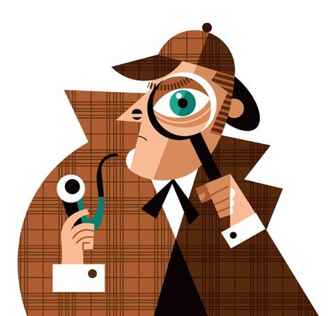 sherlock People Illustrations, Graphic Book, Detective Conan Wallpapers, Celebrity Caricatures, Arte Pop, Illustrations And Posters, Pattern Illustration, Pablo Picasso, Caricatures