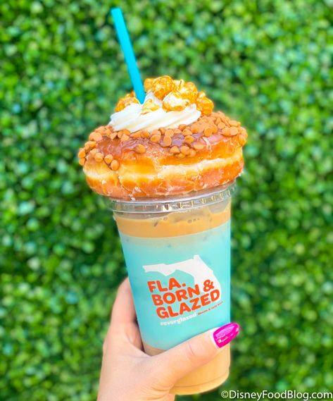 Disney Springs Food, Boston Cream Donut, Dessert Nachos, Chocolate Chiffon Cake, Spring Snacks, The Best Snacks, Best Snacks, Coffee And Donuts, Sweet Coffee