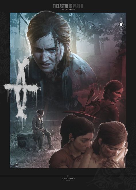 Last Of Us Part 2, The Last Of Us2, Wall Canvas Painting, Playstation Games, Dog Blog, Last Of Us, Diy Vintage, Medan, Retro Poster