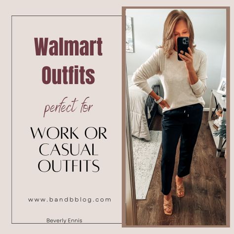 Thanks to Walmart for sponsoring this post; as always, all opinions are my own. You girls know I am an avid fan of my Walmart+ membership to get my groceries delivered for free ($35 order minimum Restrictions apply), so today, I thought I would share how I refreshed my fall closet! If you have been following, then you know that I have been busy moving the past month or so, and getting my essentials delivered has helped me through the tough days. My Walmart+ membership is not just about having... Business Casual Outfits Target, Walmart Business Casual Work Outfits, Walmart Work Outfits, Walmart Fashion 2024, Office Outfits Women Curvy, Work Wear Spring, Beverly Ennis Hoyle, My Essentials, Walmart Outfits