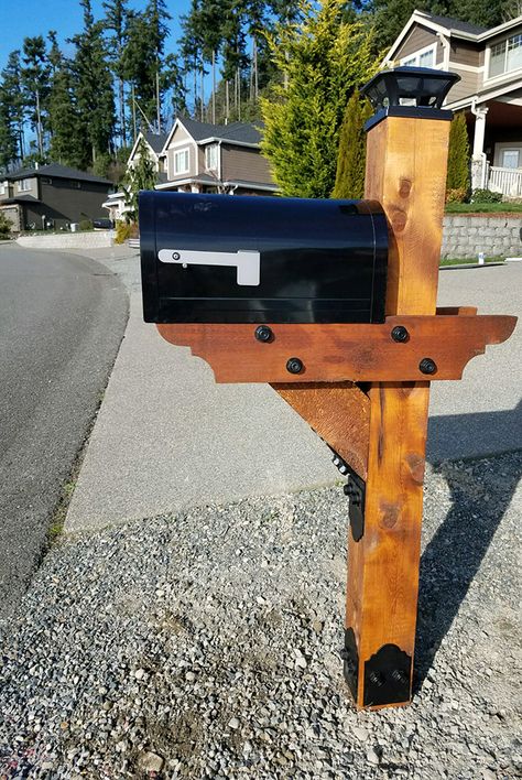 Mailbox Project Plans Two Styles – You've Got Mail, We've Got DIY Plans Mailbox Location Ideas, Cheap Diy Mailbox Post, Mailbox With Sign, Lakehouse Mailbox Ideas, Extra Large Mailbox Ideas, Roadside Mailbox Ideas, 4x4 Mailbox Post Ideas, Diy Wood Mailbox Post, Metal Mailbox Post Ideas