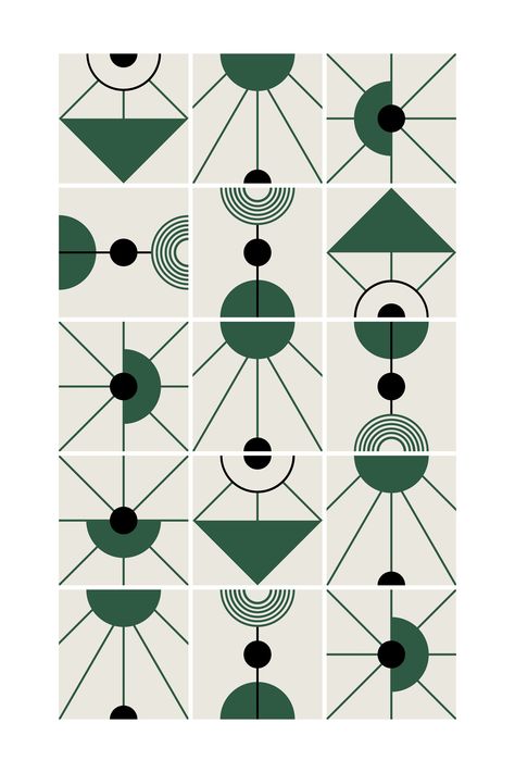 Interesting Patterns Design, Wanna Call, Cafe Menu Design, Art Deco Shapes, Abstract Tile, Geometric Design Art, Tile Wallpaper, Cement Tiles, Art Deco Pattern