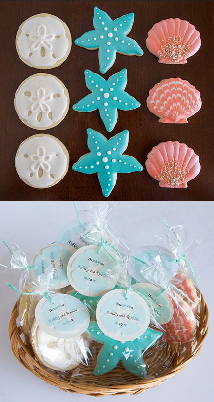 Beach Theme Bridal Shower Cookies, Beach Theme Sugar Cookies, Beach Wedding Cookies, Beach Sugar Cookies, Wedding Cookies Decorated, Summer Sugar Cookies, Gender Reveal Cookies, Peanuts Party, Beach Cookies